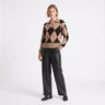 Pull Artlove Fleline jacquard beige