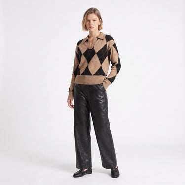 Pull Artlove Fleline jacquard beige