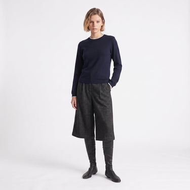 Pull Artlove Fliene maille fine marine – vue 4