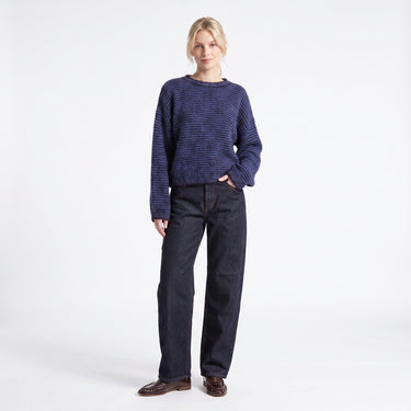 Pull Artlove Lunisse maille chinée bleu