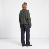 Pull Artlove Lunisse maille chinée vert – vue 3