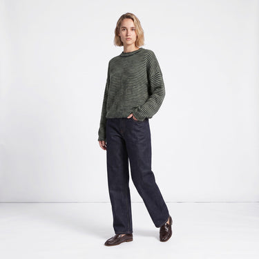 Pull Artlove Lunisse maille chinée vert – vue 4