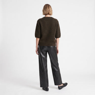 Pull Artlove Lycie manches ballon kaki – vue 3