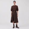 Pull Artlove Lycie manches ballon marron