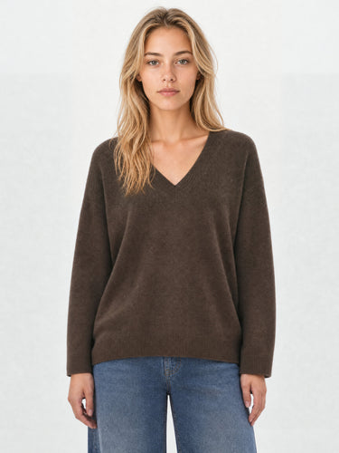 PULL FEMME MINGS MARRON MARRON