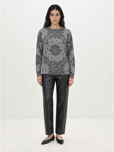 Pull Berenice Mybandana gris imprimé bandana – vue 5