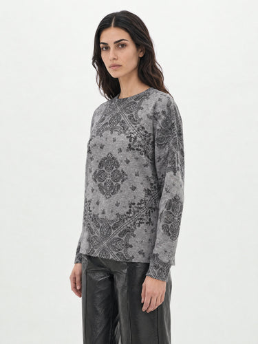 PULL FEMME MYBANDANA GRIS GRIS