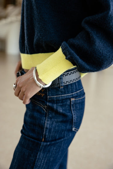 PULL FEMME PEIO BI-COLOR DENIM DENIM