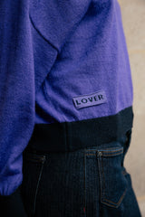 PULL FEMME PEIO BI-COLOR PURPLE PURPLE
