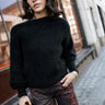 PULL FEMME PERIA RIB NOIR NOIR