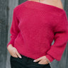 PULL FEMME PERIA RIB ROSE ROSE