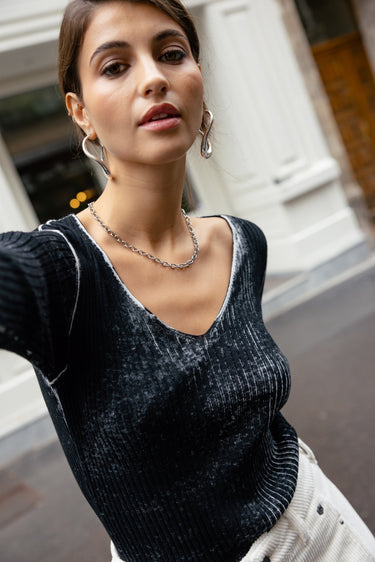 PULL FEMME PHILDA TRASH NOIR NOIR