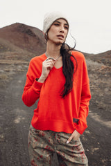PULL FEMME PRAM ROUGE ROUGE