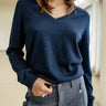 PULL FEMME PREEM SHINY DARK SAPPHIRE DARK SAPPHIRE