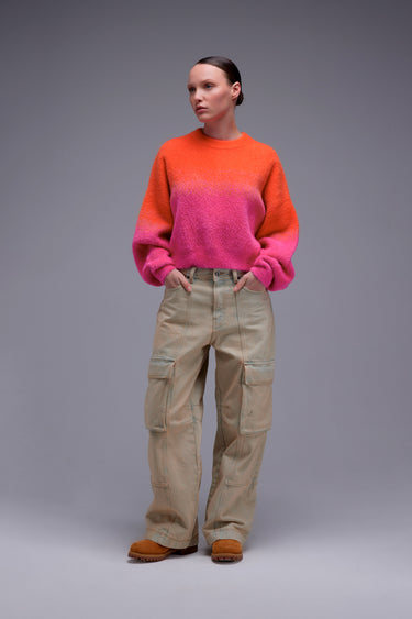 PULL FEMME IDA GRADIENT ROSE ROSE
