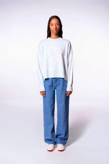 PULL FEMME NATALIA BLEU CIEL BLEU CIEL