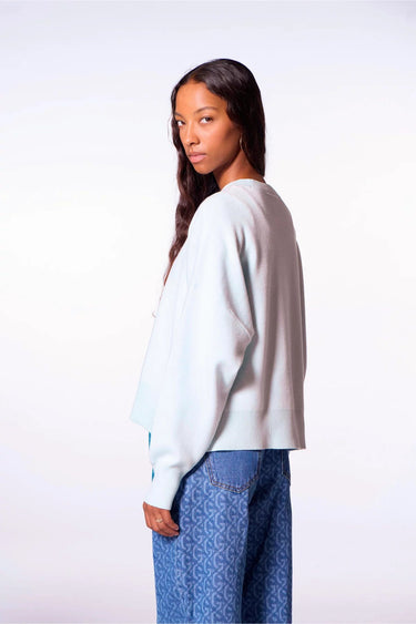 PULL FEMME NATALIA BLEU CIEL BLEU CIEL