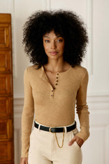 PULL FEMME MALICE CAMEL CAMEL