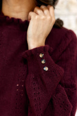 PULL FEMME MAXINE BORDEAUX BORDEAUX