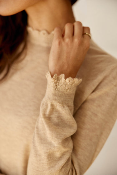 PULL FEMME SOLFE BEIGE BEIGE
