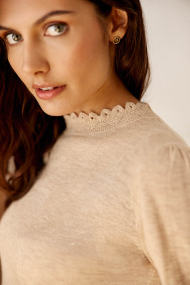PULL FEMME SOLFE BEIGE BEIGE