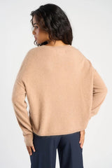 PULL FEMME CREME CREME