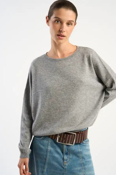 PULL FEMME GRIS GRIS