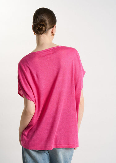 PULL FEMME MAELLAE ROSE FLUO ROSE FLUO