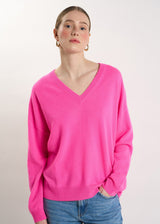 PULL FEMME MAPOUPY ROSE FLUO ROSE FLUO