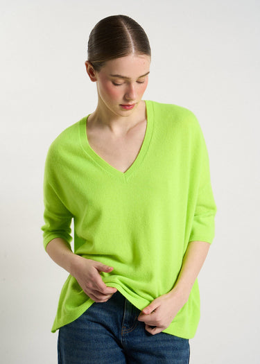 PULL FEMME MARTINETTIE JAUNE FLUO JAUNE FLUO