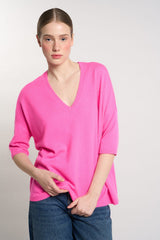 PULL FEMME MARTINETTIE ROSE FLUO ROSE FLUO
