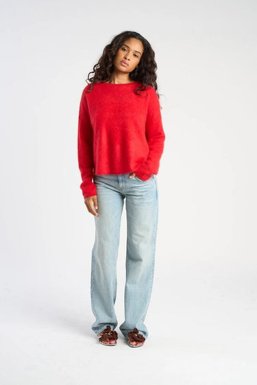 PULL FEMME ROUGE ROUGE