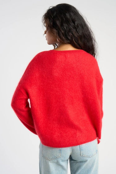 PULL FEMME ROUGE ROUGE