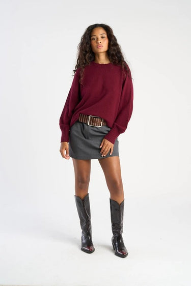 PULL FEMME ROUGE ROUGE