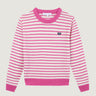 PULL FEMME CHOISEUL MINI PATCH COEUR ECRU ECRU