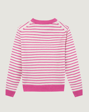 PULL FEMME CHOISEUL MINI PATCH COEUR ECRU ECRU