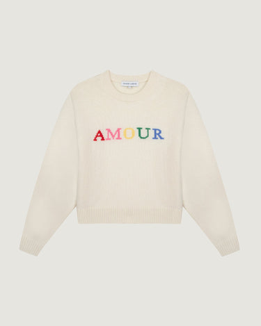 PULL FEMME FORMIGE AMOUR BLANC BLANC