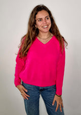 PULL FEMME ANDREA FUSCHIA FUSCHIA
