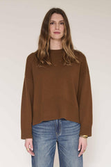 Pull MKT Studio Koka ample laine mérinos noisette