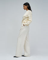 PULL FEMME PERLES BLANC BLANC