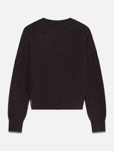 PULL FEMME FUZZY CREW GRIS GRIS