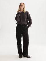 PULL FEMME FUZZY CREW GRIS GRIS