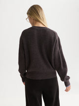 PULL FEMME FUZZY CREW GRIS GRIS