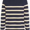 PULL FEMME CO CARDI FINE MARINE MARINE