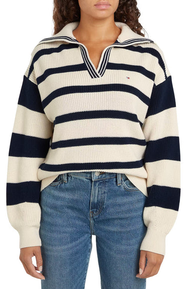 PULL FEMME CO CARDI STITCH OPEN ECRU ECRU