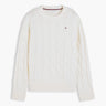 PULL FEMME SOFT WOOL CABLE IVOIRE IVOIRE