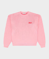 PULL HOMME RIBBED KNIT ROSE ROSE