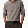 PULL HOMME LS SUPIMA QZ GRIS GRIS