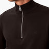 PULL HOMME LS SUPIMA QZ NOIR NOIR