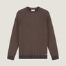 PULL HOMME LYLE CREWNECK MARRON MARRON